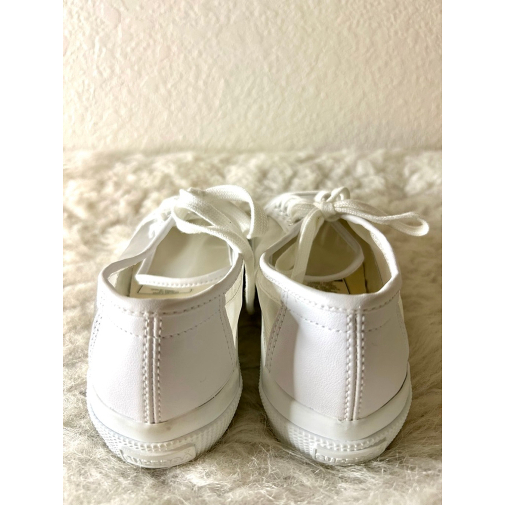 Supers Matte Clear Sneakers Women Size 6.5 - Picture 5 of 9